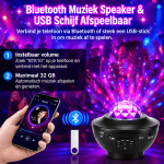 Sterren projector - Sterrenlamp - Galaxy projector - Sterrenhemel - Afbeelding 2